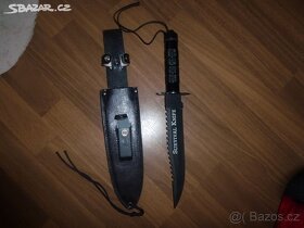Taktický nůž -velký ,pevná ocel - 2