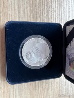 Stříbrná medaile Tomáš Garrigue Masaryk 2017 Proof - 2