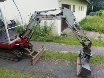 Minibagr Takeuchi TB 014, r.v. 2006, ve velmi dobrém stavu, - 2