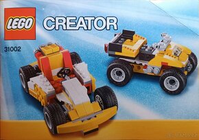 Lego Creator čtyřkolky/formule, kód 31002 - 2