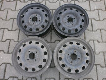 4x Plechové disky na FORD FOCUS velikost 14tky 200kč všechny - 2