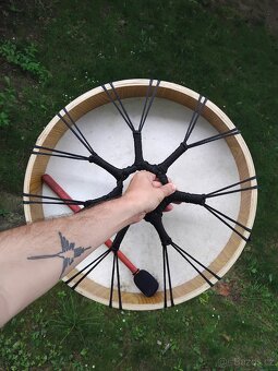 Šamanský buben chlupatý 50 cm - 2
