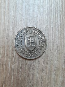 Stará mince Slovensko 1ks 1942 - 2
