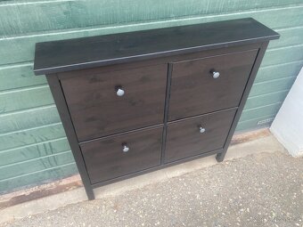 IKEA Hemnes botnik se 4 zásuvkami - černohnědá - 2