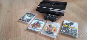 PlayStation 3 Fat 80 GB – GTA San Andreas - 4x Hra - 2