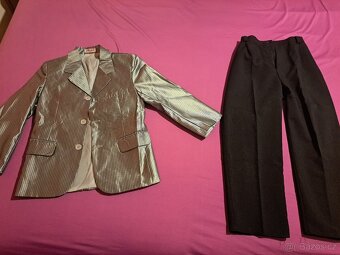 Dětské sako a kalhoty, vel. 134-140 - 2
