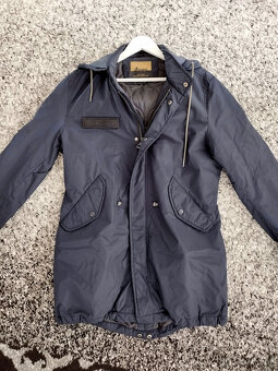 Pánská tmavě modrá podzimní / zimní bunda vel XL - 2