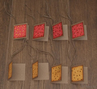 Rukodělné jmenovky 20 ks - 2