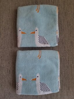 Dva nové hebké ručníky s motivem racků zn. Bonprix - 2