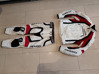 Vanucci Race-Dámská kožená moto kombinéza, dvoudílná - 2