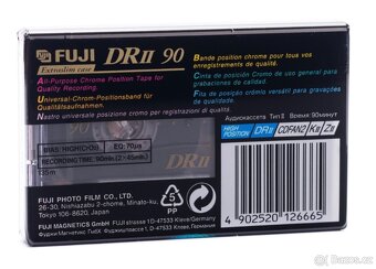 Audiokazety FUJI DRII 90 chrome - 2