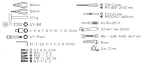 Sada nářadí 60ks - 2