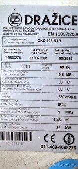 Bojler Dražice OKC 125 ntr - 2