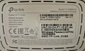 ⭐ WiFi router TP-Link WR841N. ⭐ - 2