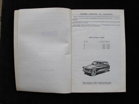 Škoda Octavia Combi Seznam náhradních dílú 1966 - 2