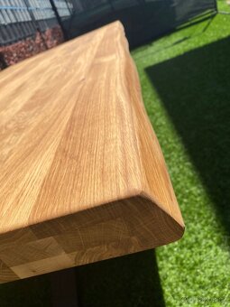 Dubový masivní stůl 240x100 cm kuchyňský stůl - 2