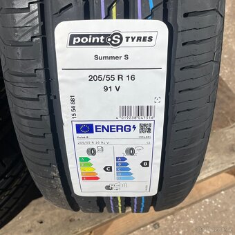 205/55R16 - 91V Points - NOVÉ LETNÍ PNEUMATIKY - 2
