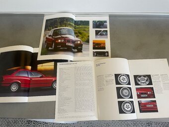 BMW e36 katalog coupe limousine Sonderausstattungen - 2