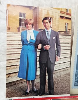 7x pohlednice Anglie: Charles a Diana. Anglie. RARITA. - 2
