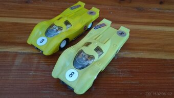 Ites autodráha autíčko Porsche 917 světle žluté - 2
