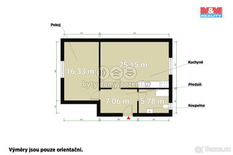 Pronájem bytu 2+kk, 55 m², Dobřany, ul. Lipová - 2