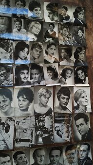 Pohlednice a fotografie herců a hereček - 2