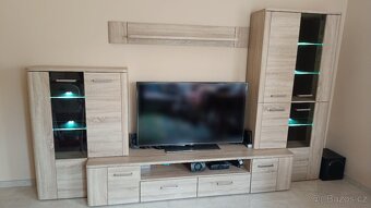 Obývací stěna - dub sanremo světlý - 2