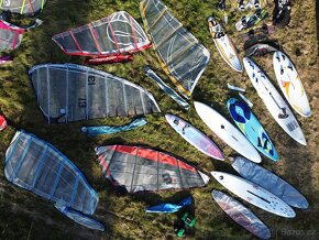 windsurf komponenty, plachty prkna kite - 2