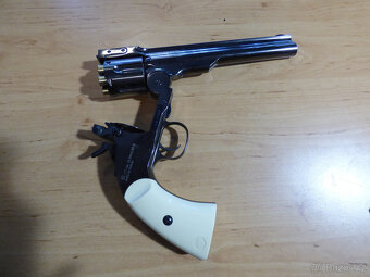 Vzduchový revolver ASG Schofield 6" Silver 4,5mm - 2