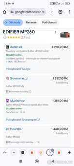 Bluetooth reproduktor Edifier MP260 - 2