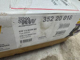 BMW E39 M5 KW V3 nový podvozek - 2