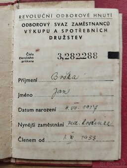 Členský průkaz ROH - 2