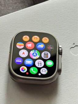 Apple Watch Ultra 49mm Titanium Orange Alpine Loop - 2