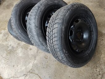 185/60 R14 M+S ZIMNÍ BARUM POLARIS 7mm + DISKY 5X100 FABIA - 2