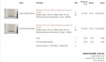 Rolety žaluzie den a noc - 2