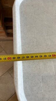 Nerezový přepravní vozík na gastro tacky na kolečkách - 2