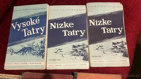 Set mapy Tatry, zeměpis a průvodce - historické - 2