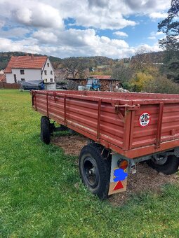 Vlek 5t sklápěcí za traktor - 2