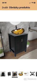 Koupelnová skříňka -Nová-černá - 2