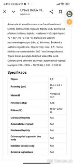 RYCHLOVARNÁ KONVICE ORAVA DELUX - 2