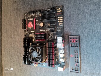 set deska CPU a RAM amd - 2