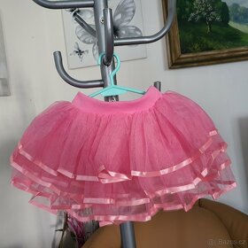 Dětská tutu sukně růžová - 2