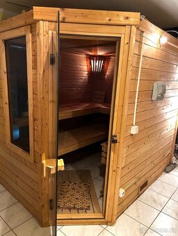 Finská sauna Weka SaunaWelt masiv 240x190cm - 2
