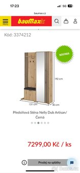Předsíňová stěna a botník - 2