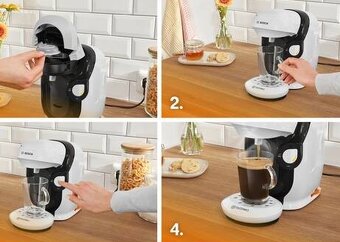Bosch Tassimo kávovar černo bílý TOP STAV - 2
