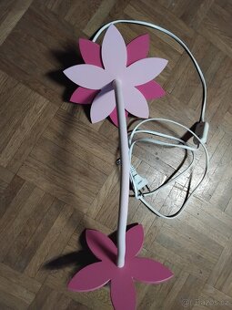Dětské světlo a lampa - růžové - 2