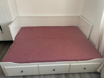 Postel HEMNES + 2 matrace – IKEA - 2