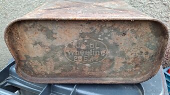 Starý vojenský U.S.A. kanystr - 2