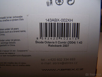 ŠKODA OCTAVIA II Combi RABOBANK TDF tour de France 1/43 mode - 2