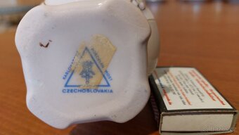 Vázička - Karlovarský růžový porcelán - 2